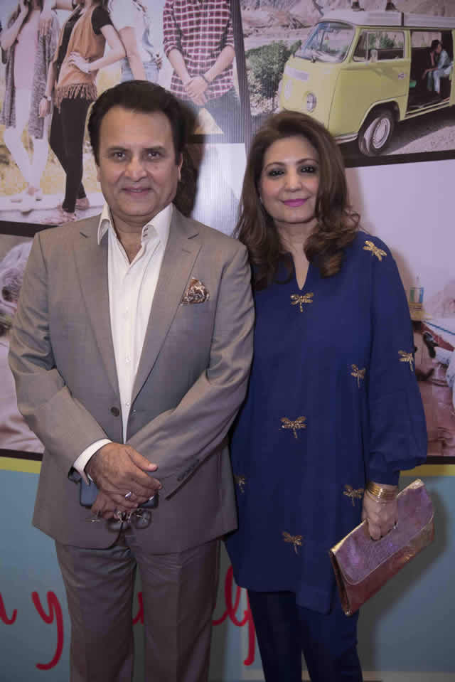 Behroze Sabzwari with Wife