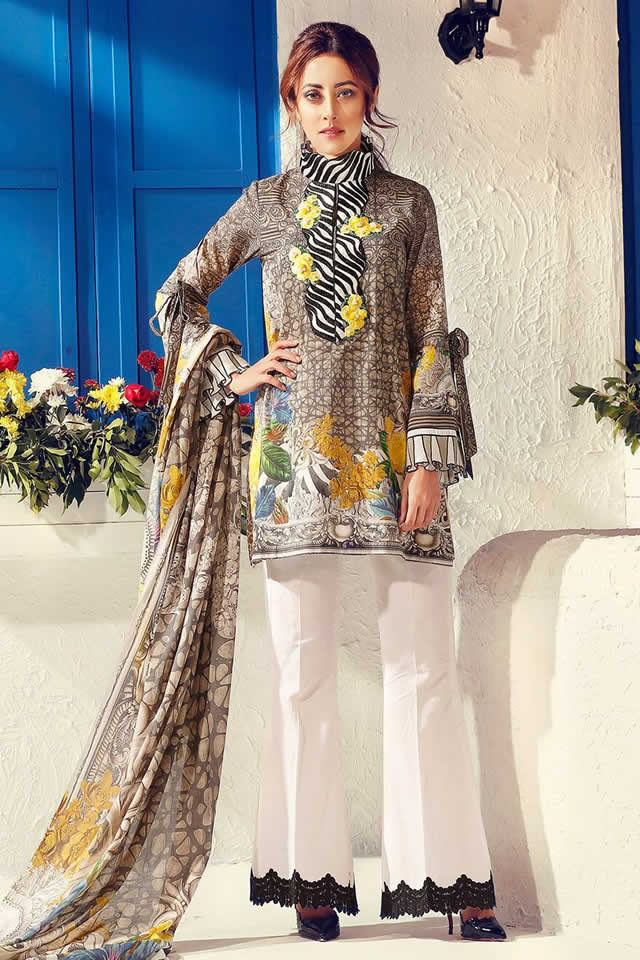 Buy Pakistani Designer Lawn Suits & Dresses