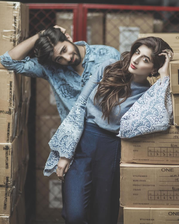 Sheheryar Munawar and Mawra Hocane Latest Clicks for ‘Beoneshopone’