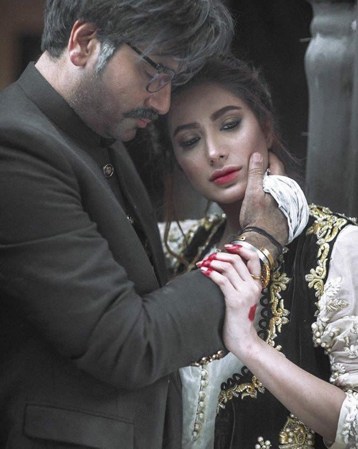Latest photoshoot of Humayun Saeed and Mehwish Hayat for promotions of their Upcoming film Punjab Nahi Jaungi.