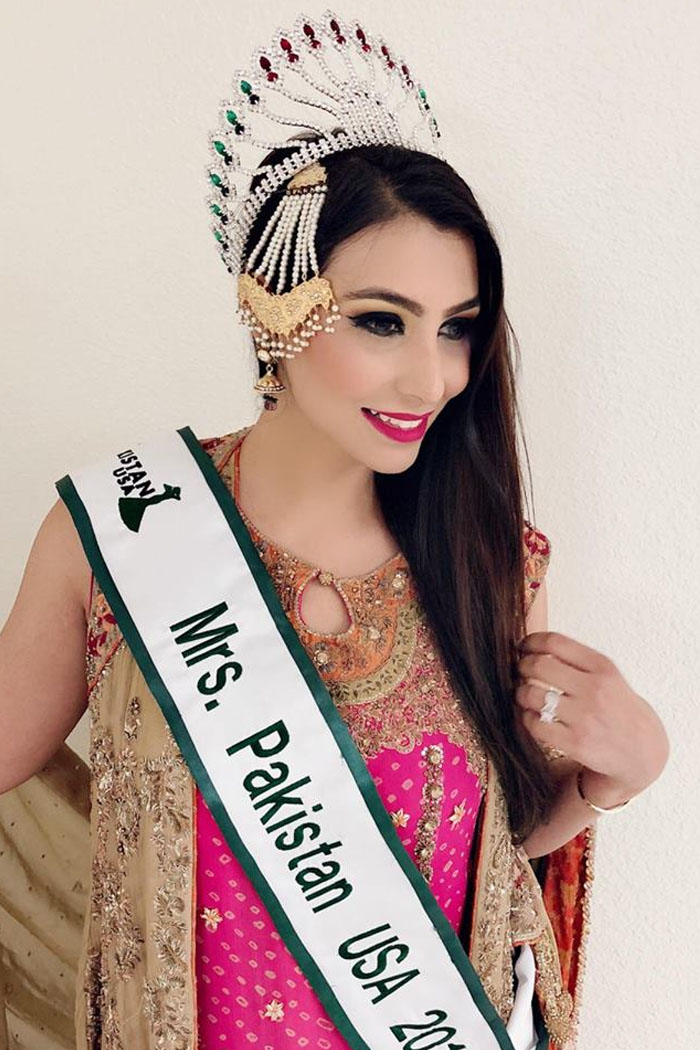 Moazzma Hunain Wins Title Of Miss Pakistan Usa 2018