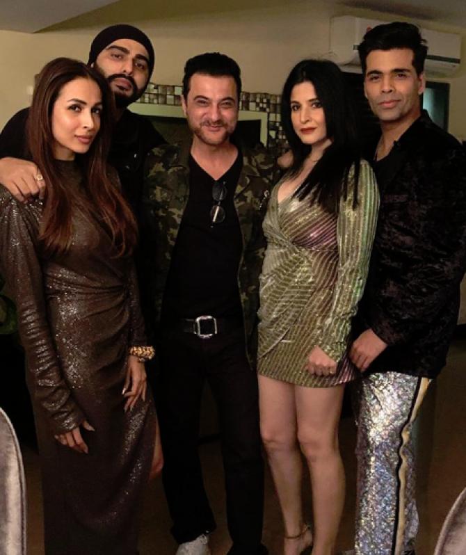 Arjun Kapoor And Malaika Arora New Year 